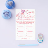Raten Sie mal! | Baby Showkarte Flyer (Einzeln)