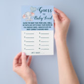 Raten Sie mal! | Baby Showkarte Flyer (Handgriff)