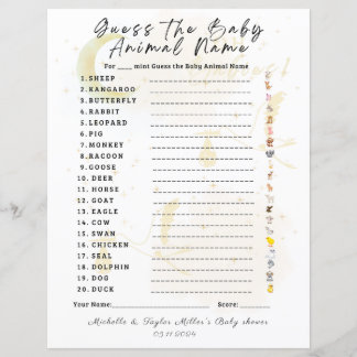 Raten Sie mal das Baby Animal Game, Oh Babys!