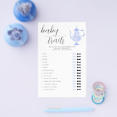 Raten Sie mal, das Baby enthält Tee-Party-Kinderdu Flyer (Einzeln)