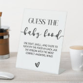 Raten Sie mal das Baby Food Baby Duschspiel Sockelschild (In SItu)