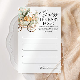 Raten Sie mal das Baby Food Fall Pumpkin Baby Dusc