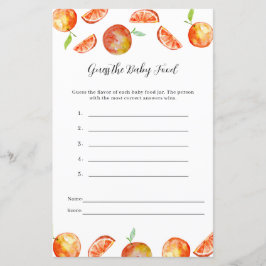 Raten Sie mal das Baby Food Little Süsse Baby Show