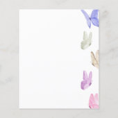 Raten Sie mal, das Dress Brautparty Game Butterfly Flyer (Hinten)