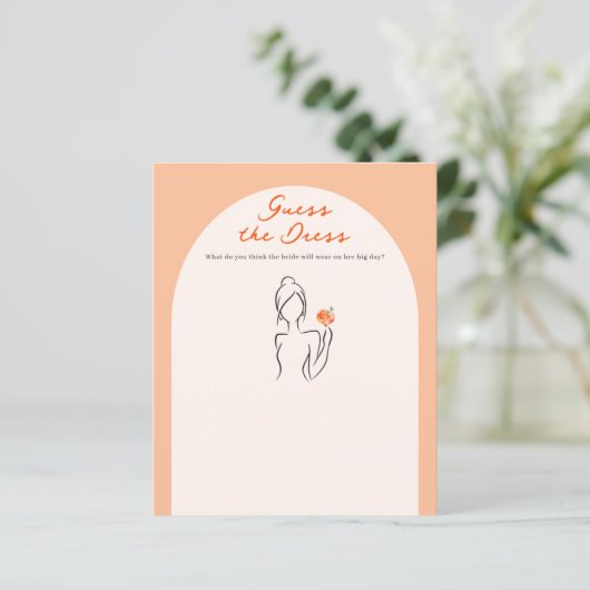 Raten Sie mal, das Dress Game Aperol Spritz Brautp (Stehend Vorderseite)