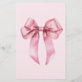 Raten Sie mal, das Kleid Pink Bow Script Bridal Ga (Rückseite)