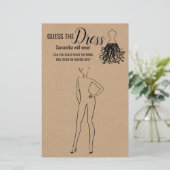 Raten Sie mal, das Kleid rustikal zweisprachig Dus (Stehend Vorderseite)