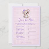Raten Sie mal, das Niedliche Bärenduschenspiel Einladung (Vorderseite)