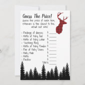 Raten Sie mal das Preis-Baby-Duschspiel Einladung (Vorderseite)