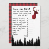 Raten Sie mal das Preis-Baby-Duschspiel Einladung (Vorne/Hinten)