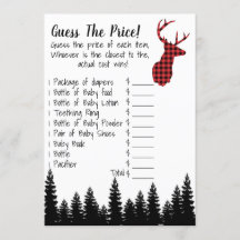 Raten Sie mal das Preis-Baby-Duschspiel