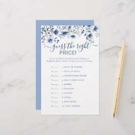 Raten Sie mal, das Price Blue Wildblumen Baby Show