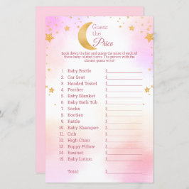 Raten Sie mal, das Price Moon Stars Pink Baby Show