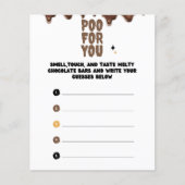 Raten Sie mal, das Schokolade Baby Duwer Game (Vorderseite)