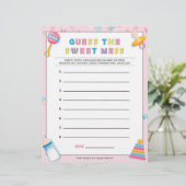 Raten Sie mal, das süße Schlamassel [Baby Basics P Briefbogen (Stehend Vorderseite)