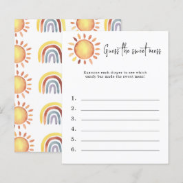 Raten Sie mal, das süße Schlamassel - Baby-Dusche-