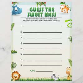 Raten Sie mal das süße Schlamassel [Tierthema] Briefbogen