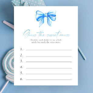Raten Sie mal, das Sweet Mess Baby Shower Game - B