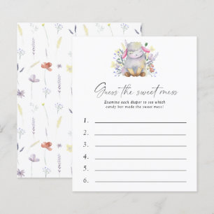 Raten Sie mal, das Sweet Mess Baby Shower Game - L
