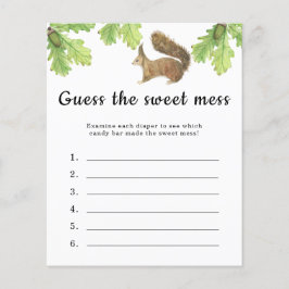 Raten Sie mal das Sweet Mess Spiel - Eichhörnchen 
