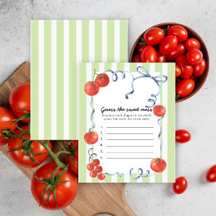 Raten Sie mal, das Sweet Mess-Spiel - Tomato