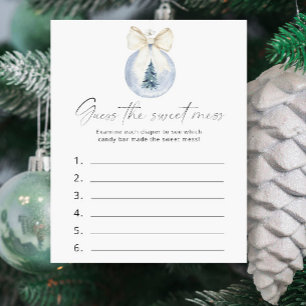 Raten Sie mal, das Sweet Mess - Winter Baby Shower