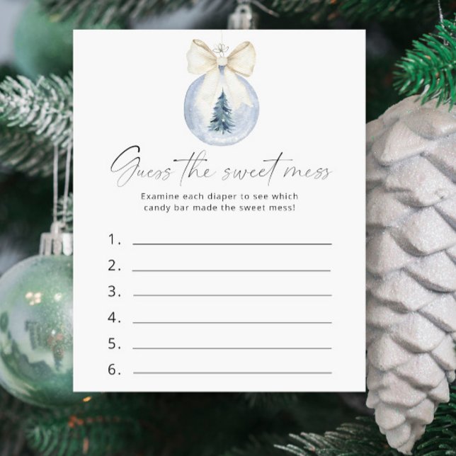 Raten Sie mal, das Sweet Mess - Winter Baby Shower (Von Creator hochgeladen)