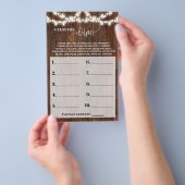 Raten Sie mal die Brautparty-Karte des Wine Wester Flyer (Handgriff)