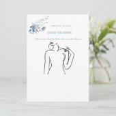 Raten Sie mal die Brautparty-Spielkarte für Brautk Einladung (Stehend Vorderseite)