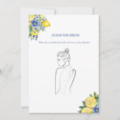 Raten Sie mal die Brautparty-Spielkarte für Brautk Einladung (Vorderseite)