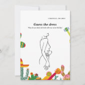 Raten Sie mal die Brautparty-Spielkarte für Brautk Einladung (Vorderseite)