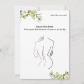 Raten Sie mal die Brautparty-Spielkarte für Brautk Einladung (Vorderseite)