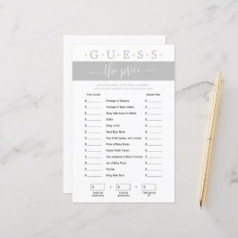 Raten Sie mal die neutrale Baby-Dusche des Preissp