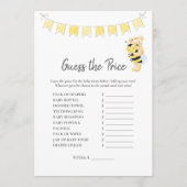 Raten Sie mal die Preisspielkarte des Teddy-Bären Programm (Vorderseite)