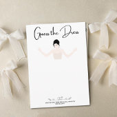 Raten Sie mal die Spielkarte für das Kleid Einladung