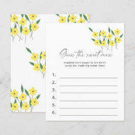 Raten Sie mal die Sweet Mess Baby Shower Wildblume