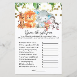 Raten Sie mal nach, was Sie für ein Baby Shower Ga