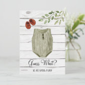 Raten Sie mal, was Boho Baby Cloth| Baby Ankündigu (Stehend Vorderseite)