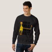 Raten Sie mal, was für Hühner-Hintern 2 Sweatshirt (Vorne ganz)