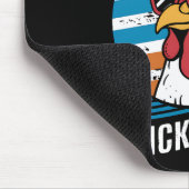 Raten Sie mal, was Hühnchen Hintern Funny Chicken  Mousepad (Ecke)