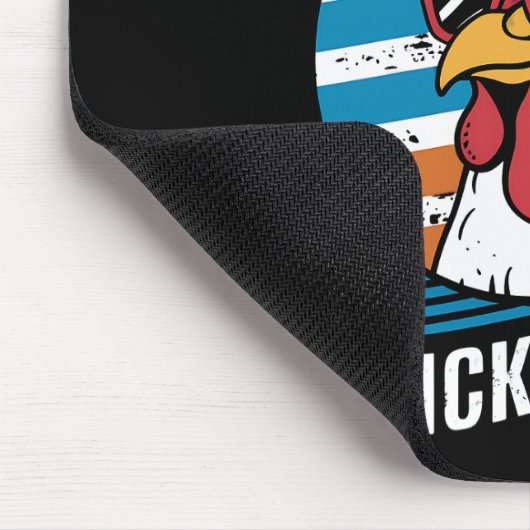 Raten Sie mal, was Hühnchen Hintern Funny Chicken  Mousepad (Ecke)