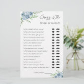 Raten Sie mal, wer- Braut oder Groom- Brautparty-S (Stehend Vorderseite)