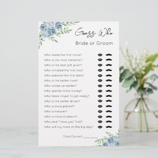 Raten Sie mal, wer- Braut oder Groom- Brautparty-S (Stehend Vorderseite)