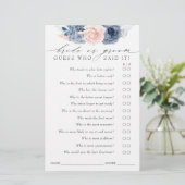 Raten Sie mal, wer Bridge oder Groom - Dusty Blue (Stehend Vorderseite)