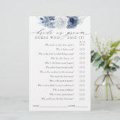 Raten Sie mal, wer Bridge oder Groom - Dusty Blue (Stehend Vorderseite)