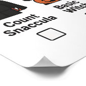 Raten Sie mal, wer das Boo Halloween-Party Game 20 Poster (Ecke)