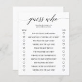 Raten Sie mal, wer das Duschspiel Minimalistisch h (Vorne/Hinten)