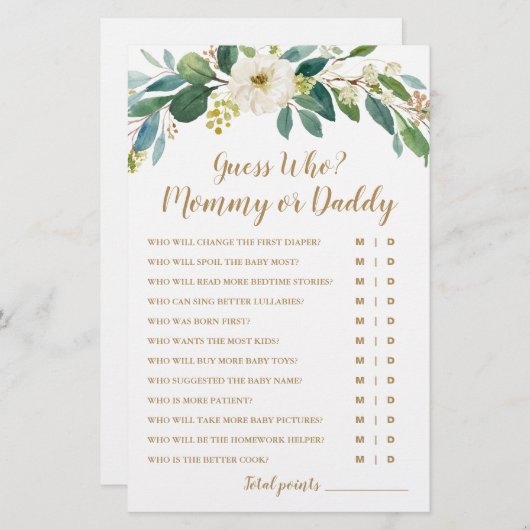 Raten Sie mal, wer? Duschspielgerät für Mama oder  (Vorne/Hinten)