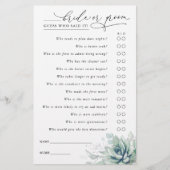 Raten Sie mal, wer eine Bräune oder einen Bräutiga (Vorderseite)