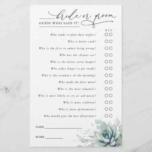 Raten Sie mal, wer eine Bräune oder einen Bräutiga (Vorderseite)